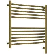 Полотенцесушитель электрический 600х600 состаренная бронза МЭМ правый Сунержа Флюид 3.0 05-5821-6060