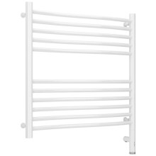 Полотенцесушитель электрический 600х600 белый глянец МЭМ правый Сунержа Флюид 3.0 12-5821-6060