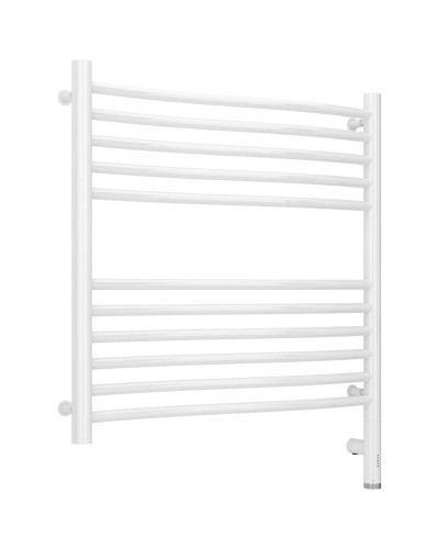 Полотенцесушитель электрический 600х600 белый глянец МЭМ правый Сунержа Флюид 3.0 12-5821-6060