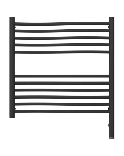 Полотенцесушитель электрический 600х600 темный титан муар МЭМ правый Сунержа Флюид 3.0 15-5821-6060