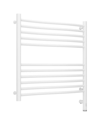 Полотенцесушитель электрический 600х600 белый матовый МЭМ правый Сунержа Флюид 3.0 30-5821-6060