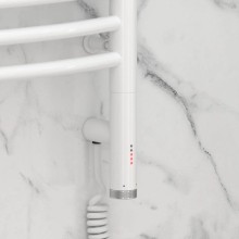 Полотенцесушитель электрический 1200х600 белый глянец МЭМ правый Сунержа Флюид 3.0 12-5821-1260