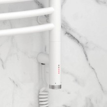 Полотенцесушитель электрический 1200х600 белый матовый МЭМ правый Сунержа Флюид 3.0 30-5821-1260