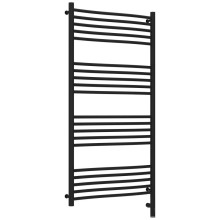 Полотенцесушитель электрический 1200х600 черный матовый МЭМ правый Сунержа Флюид 3.0 31-5821-1260