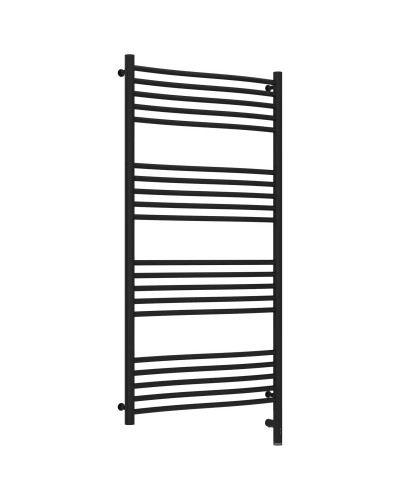 Полотенцесушитель электрический 1200х600 черный матовый МЭМ правый Сунержа Флюид 3.0 31-5821-1260
