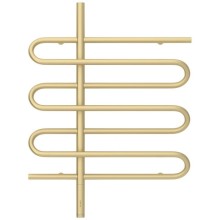 Полотенцесушитель электрический 800х600 шампань матовая МЭМ левый Сунержа Эпатаж 3.0 022-5850-8060