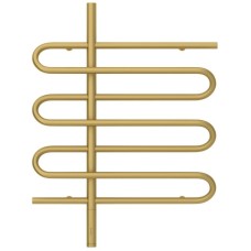 Полотенцесушитель электрический 800х600 золотой матовый МЭМ левый Сунержа Эпатаж 3.0 032-5850-8060