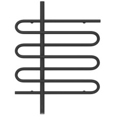 Полотенцесушитель электрический 800х600 темный титан муар МЭМ левый Сунержа Эпатаж 3.0 15-5850-8060