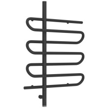 Полотенцесушитель электрический 800х600 темный титан муар МЭМ левый Сунержа Эпатаж 3.0 15-5850-8060