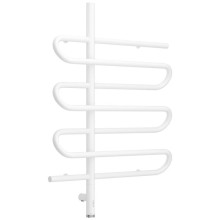 Полотенцесушитель электрический 800х600 белый матовый МЭМ левый Сунержа Эпатаж 3.0 30-5850-8060