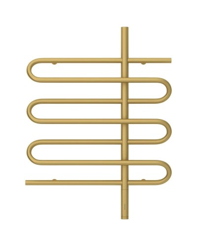 Полотенцесушитель электрический 800х600 золотой матовый МЭМ правый Сунержа Эпатаж 3.0 032-5851-8060