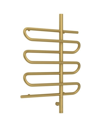 Полотенцесушитель электрический 800х600 золотой матовый МЭМ правый Сунержа Эпатаж 3.0 032-5851-8060