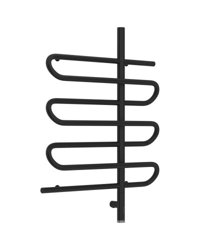 Полотенцесушитель электрический 800х600 черный матовый МЭМ правый Сунержа Эпатаж 3.0 31-5851-8060