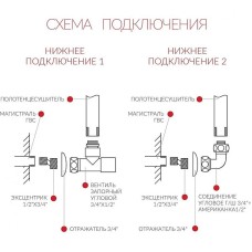 Водяной полотенцесушитель Terminus Альба П17 500x1045 4620768886553 Хром