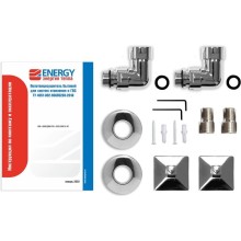 Полотенцесушитель водяной 1000x500 Energy Quadro EWTR0QUAD1005000000