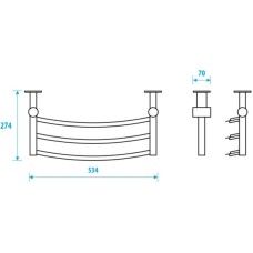 Полка Energy Modus2 500 EETRMODUS20500R905M