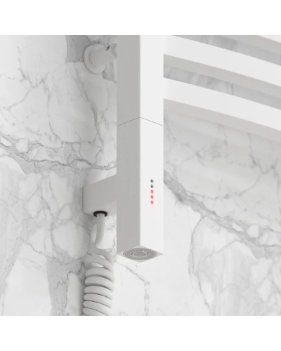 Полотенцесушитель электрический 500х400 белый матовый МЭМ левый Сунержа Аркус 3.0 30-5704-5040