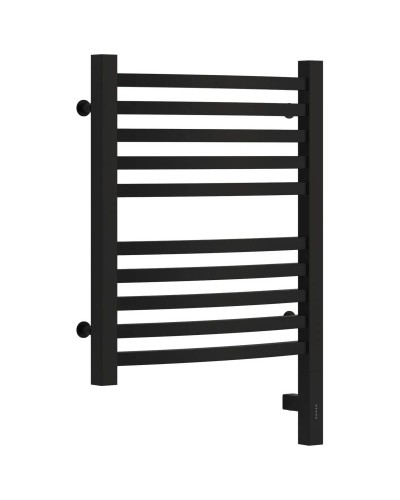 Полотенцесушитель электрический 500х400 черный матовый МЭМ правый Сунержа Аркус 3.0 31-5705-5040