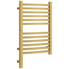 Полотенцесушитель электрический 600х400 золотой матовый МЭМ левый Сунержа Аркус 3.0 032-5704-6040