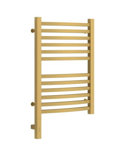 Полотенцесушитель электрический 600х400 золотой матовый МЭМ левый Сунержа Аркус 3.0 032-5704-6040
