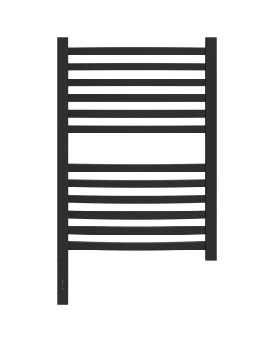 Полотенцесушитель электрический 600х400 темный титан муар МЭМ левый Сунержа Аркус 3.0 15-5704-6040