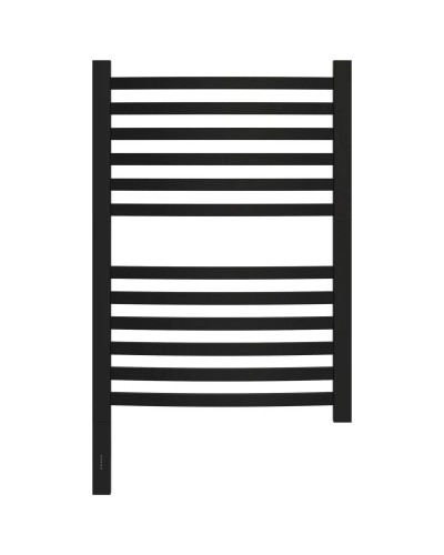 Полотенцесушитель электрический 600х400 черный матовый МЭМ левый Сунержа Аркус 3.0 31-5704-6040