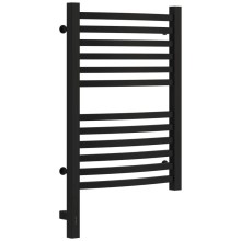 Полотенцесушитель электрический 600х400 черный матовый МЭМ левый Сунержа Аркус 3.0 31-5704-6040