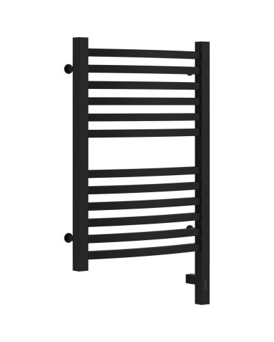 Полотенцесушитель электрический 600х400 черный матовый МЭМ правый Сунержа Аркус 3.0 31-5705-6040