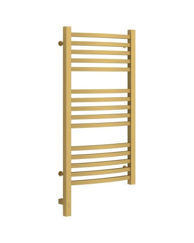 Полотенцесушитель электрический 800х400 золотой матовый МЭМ левый Сунержа Аркус 3.0 032-5704-8040