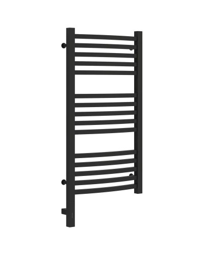 Полотенцесушитель электрический 800х400 темный титан муар МЭМ левый Сунержа Аркус 3.0 15-5704-8040