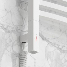 Полотенцесушитель электрический 800х400 белый матовый МЭМ левый Сунержа Аркус 3.0 30-5704-8040