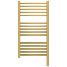 Полотенцесушитель электрический 800х400 золотой матовый МЭМ правый Сунержа Аркус 3.0 032-5705-8040