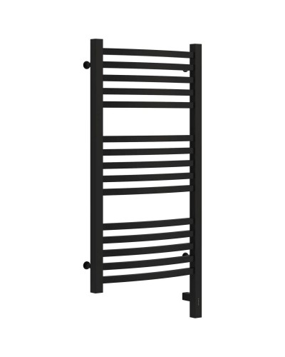 Полотенцесушитель электрический 800х400 черный матовый МЭМ правый Сунержа Аркус 3.0 31-5705-8040