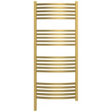 Полотенцесушитель электрический 1200х500 состаренная латунь МЭМ левый Сунержа Аркус 3.0 051-5704-1250