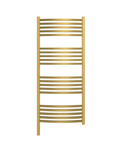 Полотенцесушитель электрический 1200х500 состаренная латунь МЭМ левый Сунержа Аркус 3.0 051-5704-1250