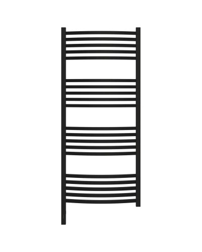 Полотенцесушитель электрический 1200х500 черный матовый МЭМ левый Сунержа Аркус 3.0 31-5704-1250