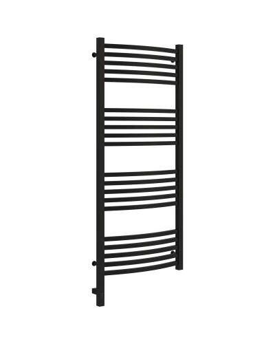 Полотенцесушитель электрический 1200х500 черный матовый МЭМ левый Сунержа Аркус 3.0 31-5704-1250