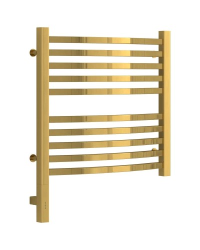 Полотенцесушитель электрический 500х500 золотой МЭМ левый Сунержа Аркус 3.0 03-5704-5050