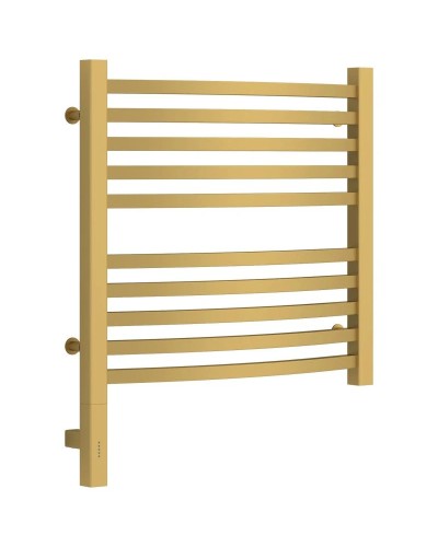 Полотенцесушитель электрический 500х500 золотой матовый МЭМ левый Сунержа Аркус 3.0 032-5704-5050