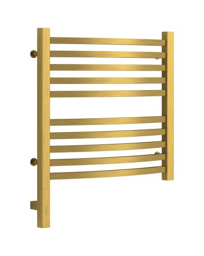 Полотенцесушитель электрический 500х500 состаренная латунь МЭМ левый Сунержа Аркус 3.0 051-5704-5050