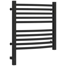 Полотенцесушитель электрический 500х500 темный титан муар МЭМ левый Сунержа Аркус 3.0 15-5704-5050