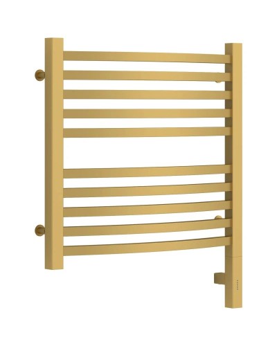 Полотенцесушитель электрический 500х500 золотой матовый МЭМ правый Сунержа Аркус 3.0 032-5705-5050