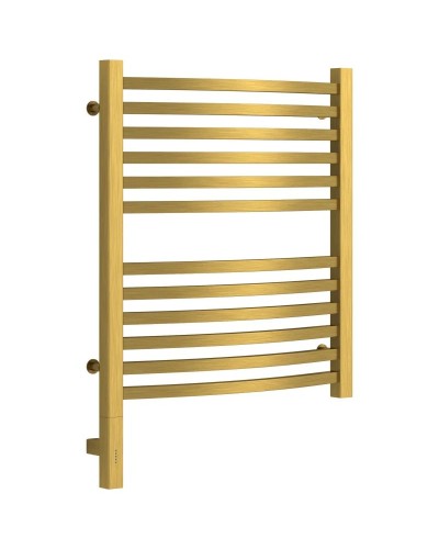 Полотенцесушитель электрический 600х500 состаренная латунь МЭМ левый Сунержа Аркус 3.0 051-5704-6050