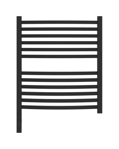 Полотенцесушитель электрический 600х500 темный титан муар МЭМ левый Сунержа Аркус 3.0 15-5704-6050