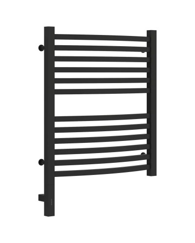 Полотенцесушитель электрический 600х500 темный титан муар МЭМ левый Сунержа Аркус 3.0 15-5704-6050