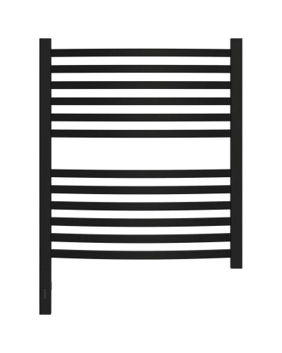 Полотенцесушитель электрический 600х500 черный матовый МЭМ левый Сунержа Аркус 3.0 31-5704-6050