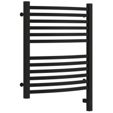 Полотенцесушитель электрический 600х500 черный матовый МЭМ правый Сунержа Аркус 3.0 31-5705-6050