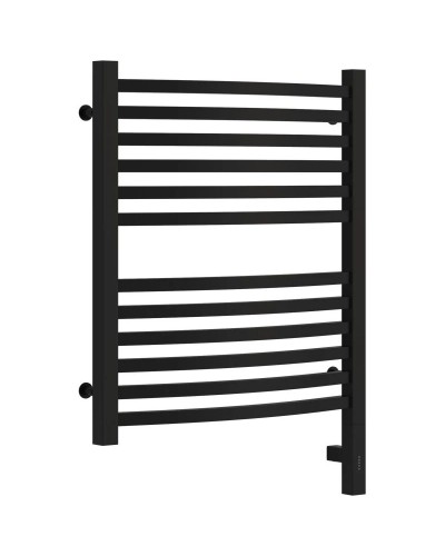 Полотенцесушитель электрический 600х500 черный матовый МЭМ правый Сунержа Аркус 3.0 31-5705-6050