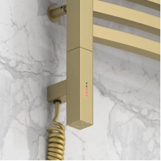 Полотенцесушитель электрический 800х500 шампань матовая МЭМ левый Сунержа Аркус 3.0 022-5704-8050