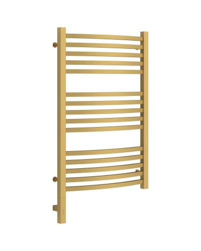 Полотенцесушитель электрический 800х500 золотой матовый МЭМ левый Сунержа Аркус 3.0 032-5704-8050